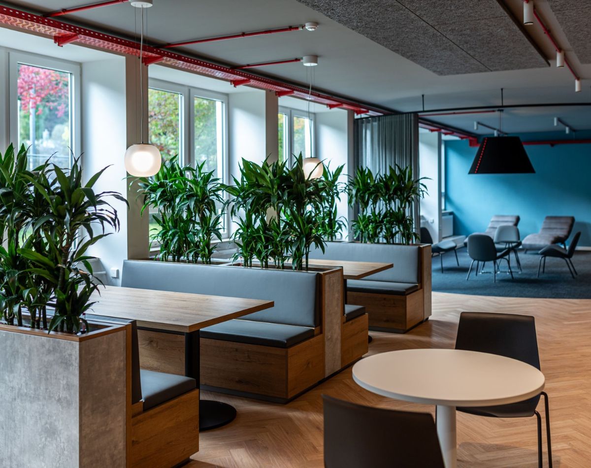 Büroform saniert Work Café für Minimax GmbH