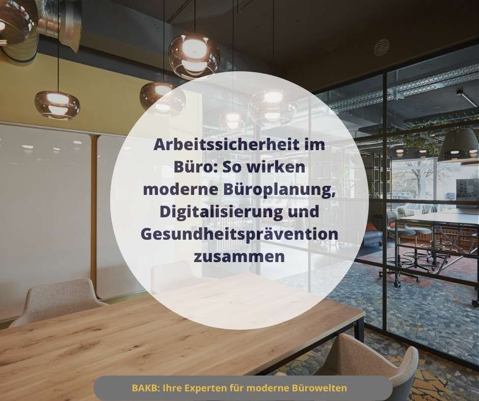 Titelbild zum Blogbeitrag Arbeitssicherheit im Büro